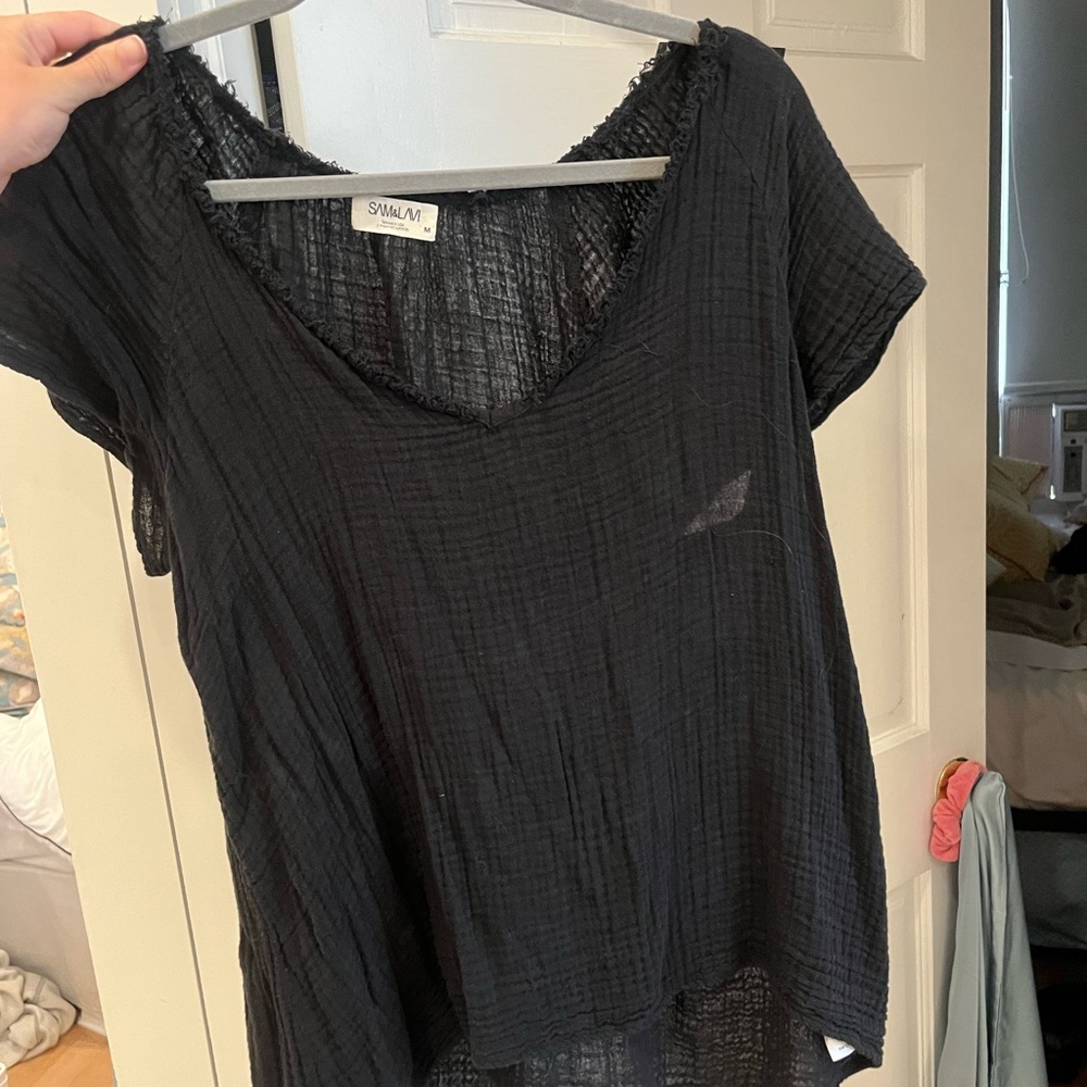 Stylish Black Top by Sam & Lavi
